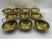 Set of 10  Brass pan with 2 handles