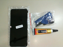 A set of screen for a Redmi phone + a set of screwdrivers for the case + special glue for fixing the screen