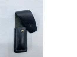 Leatherette holster for portable flashlight