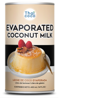 Set of 2 THAI COCO LECHE DE COCO EVAPORADA – EVAPORATED COCONUT MILK 400 ML