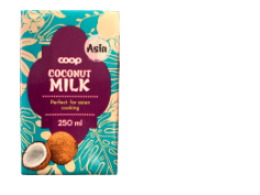 Set of 2 Coconut Milk 250ml Coop