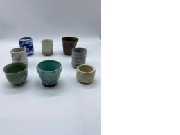 Set of 8 Glass, Japanese hot tea glass Set of 8 Glass, Japanese hot tea glass