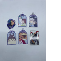 Ghibli set of stickers and card Ghibli set of stickers and card