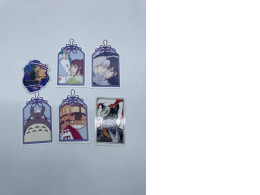 Ghibli set of stickers and card
