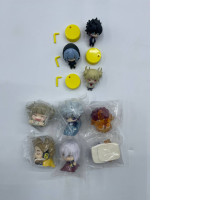 Set of coin-sized anime figures