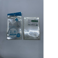 Set of transparent covers