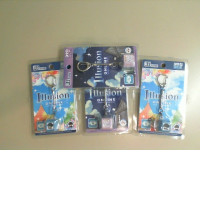 Set of 4 keychains, Illusion