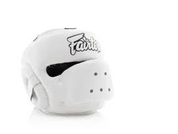 Fairtex HG14 Full Face Headguard White Fairtex HG14 Full Face Headguard White