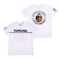Set of 2 TOP KING BOXING T-Shirt, TKTSH-029, white, 