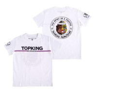 Set of 2 TOP KING BOXING T-Shirt, TKTSH-029, white, 
