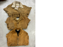Set of 3 SEARS Vintage Western All Red Suede Jacket