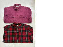 Set of 2 Men's long-sleeved shirt with buttons