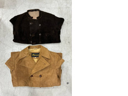 Set of 2 Vintage 70s Broadway Silk Suede Jacket