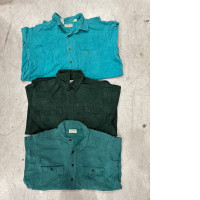 Set of 3 Men's 90s Vintage Button-Down Chamois Shirt