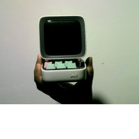 The Divoom Ditoo Pro speaker uses a 3.7V, 2700mAh lithium-polymer battery.