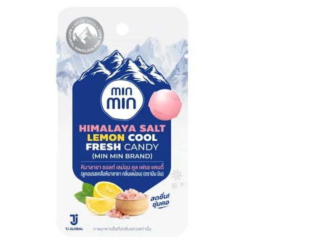 Set of 5 Min Min Himalayan Salt Candy, Lemon Flavor Set of 5 Min Min Himalayan Salt Candy, Lemon Flavor