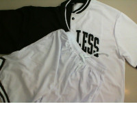 Men's suit, studded shirt and shorts