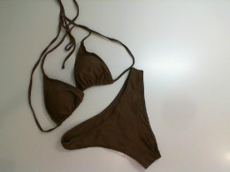 Brown swimsuit with ties Brown swimsuit with ties