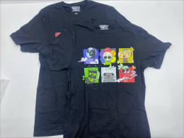 Set of 2 Women's black round neck t-shirt 