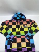 Rainbow pattern hooded sweatshirt Rainbow pattern hooded sweatshirt
