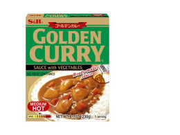 S&B Golden Curry Sauce with Vegetables Medium Hot 230g S&B Golden Curry Sauce with Vegetables Medium Hot 230g