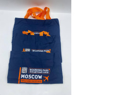 Set of 3 Blue cloth bag