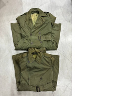 Set of 2 SECONDHAND dark green military cloaks