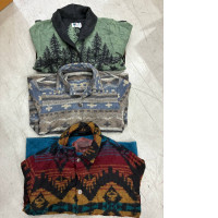 Set of three insulated shirts