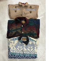 a set of three warm shirts