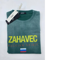 ZAHAVEC Men's grey round neck t-shirt 