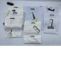 Set of 7 ZAHAVEC Men's white round neck t-shirt Set of 7 ZAHAVEC Men's white round neck t-shirt