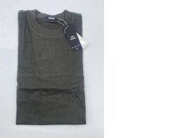 ZAHAVEC Men's dark green round neck t-shirt