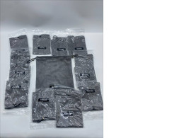 Set of 13  ZAHAVEC Gray cloth bag