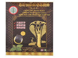 Bodhi Tree Green Leaf Aroma Black Firming Mark Gentle Gold Herbal Pain Relief Patch, Hot Formula, 1 Box 5 Sheets