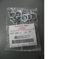 Metal washers for replacing the Mitsubishi Pajero oil filter