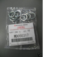 Metal washers for replacing the Mitsubishi Pajero oil filter