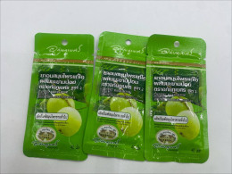 Set  of 3 Herbal cough drops mixed with Indian gooseberry, Abhaibhubejhr brand, formula 2