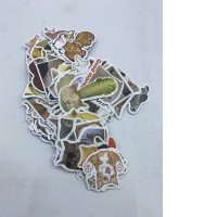 Set of sticker cat
