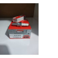 A set of 10 spark plugs for a Yamaha motorcycle.