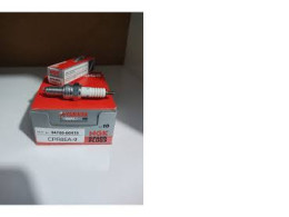 A set of 10 spark plugs for a Yamaha motorcycle.