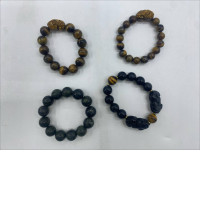Set of 4 Big beaded bracelet for men Set of 4 Big beaded bracelet for men