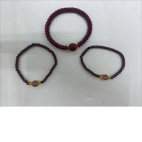 Set of 3 Beaded bracelets for families 