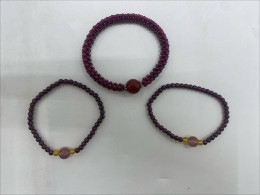 Set of 3 Beaded bracelets for families 