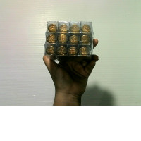 Thai green herbal oil for massage, relief of dizziness and headache, 12 pcs.