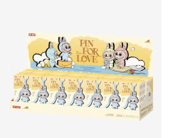 Set of 14 Pop Mart THE MONSTER POP MART PIN FOR LOVE