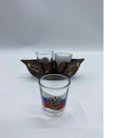 Set of 3 souvenir shot glasses