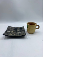 Set of plate and teacup Set of plate and teacup