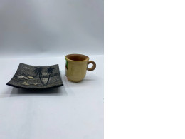 Set of plate and teacup