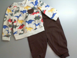 Children's suit, brown, jacket and pants
