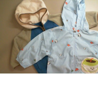 Set of 2 children's jackets with hoods